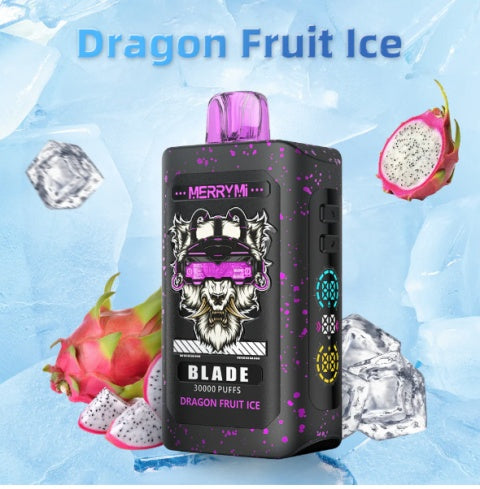 Merry Mi Blade Jednorazowy e-papieros 30000 Buchów o smaku Dragon Fruit Ice